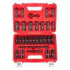 VEVOR 1/2 in Drive Impact Socket Set, 29 Piece, 6 Point Deep Impact Sockets, SAE (3/8 to 1 inch) and Metric (10 to 24 mm) Sizes with Extension Bars (