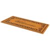 VEVOR Door Mat, Welcome Doormat for Outdoor Entrance, 29.5" x 17" All-Weather Faux Coir Entryway Mat with Non-Slip Backing, Low-Profile & Easy-to-Cle