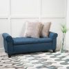 HAYES ARMED STORAGE BENCH