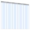 VEVOR Clear PVC Strip Curtain, 84 in Height x 60 in Width x 0.08 in Thickness, 10 PCS Walk in Freezer Cooler Curtain Strips, Smooth Waterproof Plasti