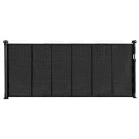 VEVOR Retractable Baby Gate, 34 inch Tall, Extends up to 71 inch Wide, Retractable Gate for Kids or Pets, Mesh Material, Easy to Install for Indoor S