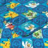 Pokemon Power Squares Quilted Throw Blanket 60x90 inches