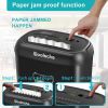 Cross Cut Paper Shredder,High-Performance,14-Sheet Capacity,6.6 Gallon Basket,P-4 Security-Jam Proof Heavy Duty Shredder for Home and Office