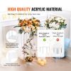 VEVOR 2PCS 31.5inch High Wedding Flower Stand, With Acrylic Laminate,Acrylic Vase Column Geometric Centerpiece Stands, Floral Display Rack for T-Stag