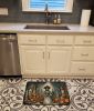 La Catrina Skeleton Spooky Halloween Memory Foam Kitchen Mat Machine Washable Anti-Fatigue Mat Cushion Comfort Bath Mat or Kitchen Rug