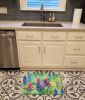 Texas Bluebonnets in Watercolor Memory Foam Kitchen Mat Machine Washable Anti-Fatigue Mat Cushion Comfort Bath Mat or Kitchen Rug