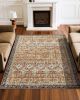 VEVOR Area Rug, 6 x 9 ft Large Washable Rug, Non-Slip and Tear-Resistant Soft Carpet, Pet & Child Friendly Vintage Area Rugs, Indoor Mat for Bedroom,