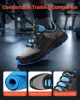 VEVOR Cross Training Shoes, M Width Sneakers US Size 10, Wide Toe Box Shoes with Arch Support & Adjustable Lace-up, Training Shoes for Running, Gymna