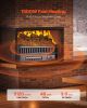 VEVOR Electric Fireplace Log, 20 inch Fireplace Insert Log Heater, with Remote Controller, 5 Adjustable Flame Brightness, 24H Timer, Overheat Protect