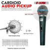 5 Core Microphone 2Pc Dynamic Karaoke XLR Mic Cardioid Unidirectional Handheld Wired Microfono