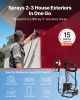 VEVOR Stand Airless Paint Sprayer, 650W, 3000PSI High Pressure Airless Sprayer with Cart, Cleaning Brush, Hose, Extension Rod, Nozzles, Electric Spra