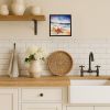 Starfish Framed Metal Print Bathroom, Kitchen, Office, Home Decor Wall Art Ready to Hang, Square, 8X8