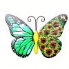 1pc/4pcs, Metal Butterfly Wall Art Decor, 3D Outdoor Sculpture Iron Outdoor Hanging Decor Ornaments, Metal Hand-made Butterfly Wall Art, Fence Decora