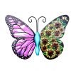 1pc/4pcs, Metal Butterfly Wall Art Decor, 3D Outdoor Sculpture Iron Outdoor Hanging Decor Ornaments, Metal Hand-made Butterfly Wall Art, Fence Decora