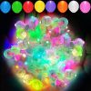 50PCS 9 Colors Balloon Light, Long Standby Time Mini Ball Light, Round LED Flash Lamp For Paper Lantern Balloon Party, Wedding, Birthday, Festival, N