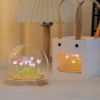 1pc Tulips Gifts For Women Flower Gifts For Her Gifts For Women Birthday Xmas Gift For Mom; Artificial Decor In Glass Dome With Led Light Night Light