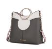 MKF Collection Kylie Top Handle Satchel Handbag Vegan Leather Women by Mia k
