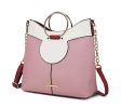 MKF Collection Kylie Top Handle Satchel Handbag Vegan Leather Women by Mia k