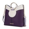MKF Collection Kylie Top Handle Satchel Handbag Vegan Leather Women by Mia k