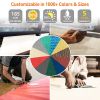 Artpuch Custom Size Sky Blue Sun Shade Sail Triangle Canopy 185 GSM Durable Fabric UV Block Awning for Outdoor Patio Garden Backyard (Customized Avai