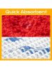 Color Rug For Bedroom, 2X3" Fluffy Thick Soft Living Room Rugs, Non Slip Absorbent Floor Mat, Cute Washable Microfiber Non-Slip Small Shower Mat, Aes