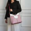 MKF Collection Kylie Top Handle Satchel Handbag Vegan Leather Women by Mia k