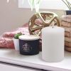 Flameless Flickering LED Candles Battery Operated with 6H Timer, Warm Light Real Wax Pillar Votive 3D Wick Candles, Perfect for Party/Wedding/Home De