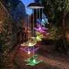 Yard Decor Lights; Solar Butterfly Chimes; 2023 Gifts for Mom/Dad/Women/Grandma/Wife/Daughter/Sister/Aunt/Nana/Grandfather/ ; Father Birthday Gifts;