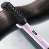 Hair Straightening Comb Artifact; Does Not Hurt Hair; Lazy Hair Straightener; Preheats For 5 Minutes To Make Straight Hair Slightly Curly; Curved Hai