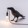 Raven Table Lamp Birds Desk Lamp Resin Crow Wall Sconce Creative Night Light Modern Art Fixture For Living Room Bedside Bedroom Office Study Dorm Dec